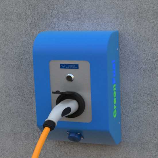 WALL-MOUNTED CHARGING STATION GREENFUEL W32A